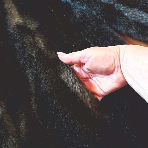 SPORTOWNE Brown Faux Fur Coat sz 14 - Picture 10 of 15